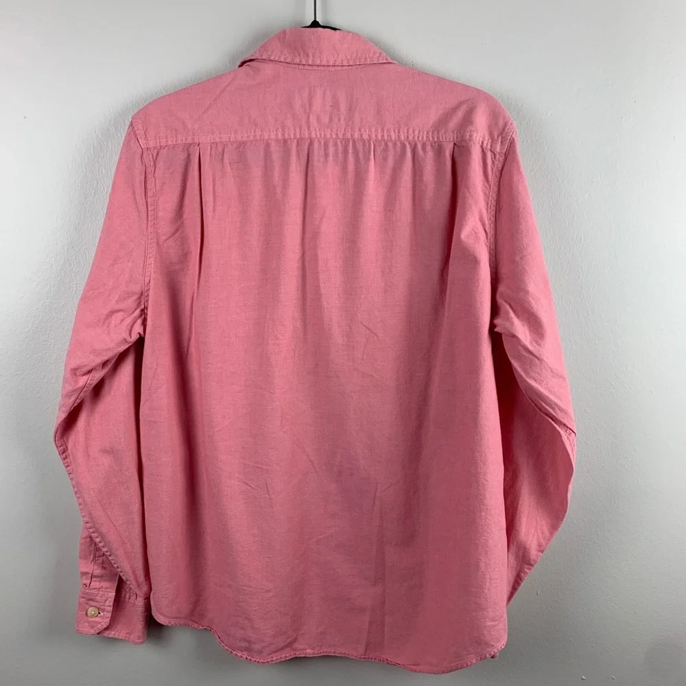 Vineyard Vines Men's Cotton Dock Shirt Pink Size Medium Preppy Golf Yacht Boat